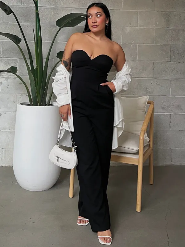 VERO MODA Haven Strapless Jumpsuit sold by 27 Boutique