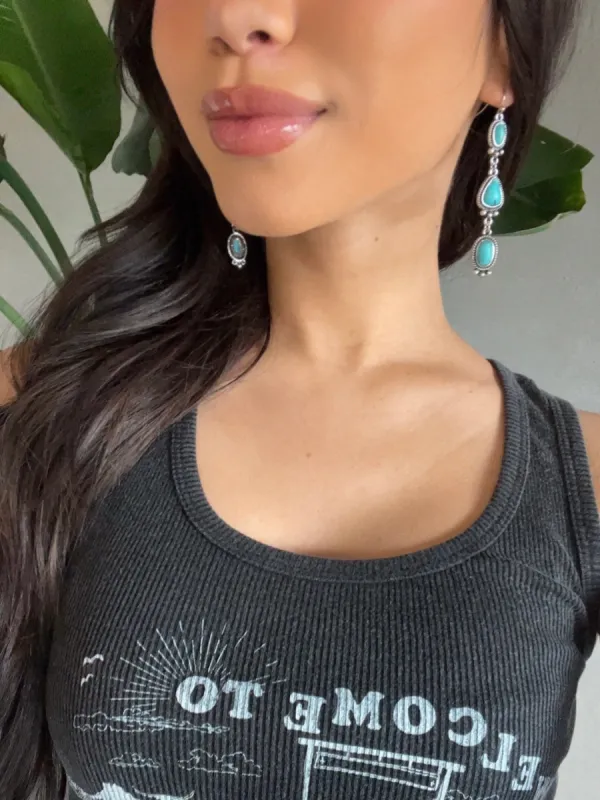 27 Western Concho Dangle Earrings sold by 27 Boutique