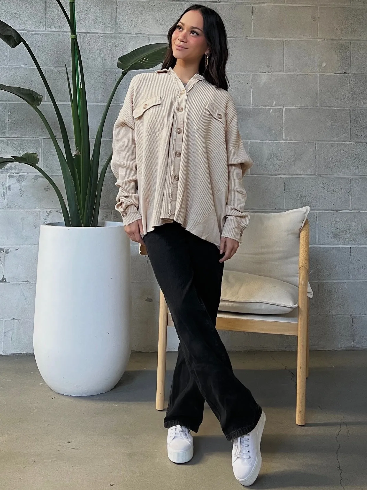 DEX Waffle Knit Jacket sold by 27 Boutique product image thumbnail 4