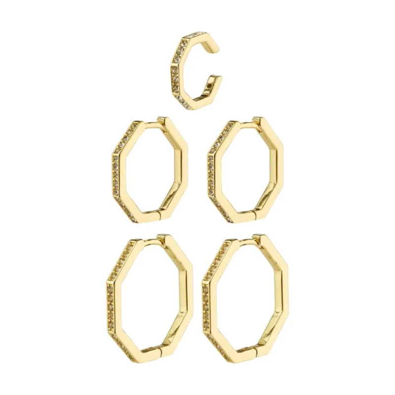 HANNA SCHÖNBERG x PILGRIM 3-in-1 Earrings Set sold by 27 Boutique