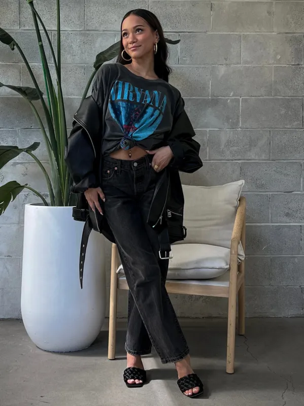 DAYDREAMER Nirvana Silver Cover Merch Tee sold by 27 Boutique