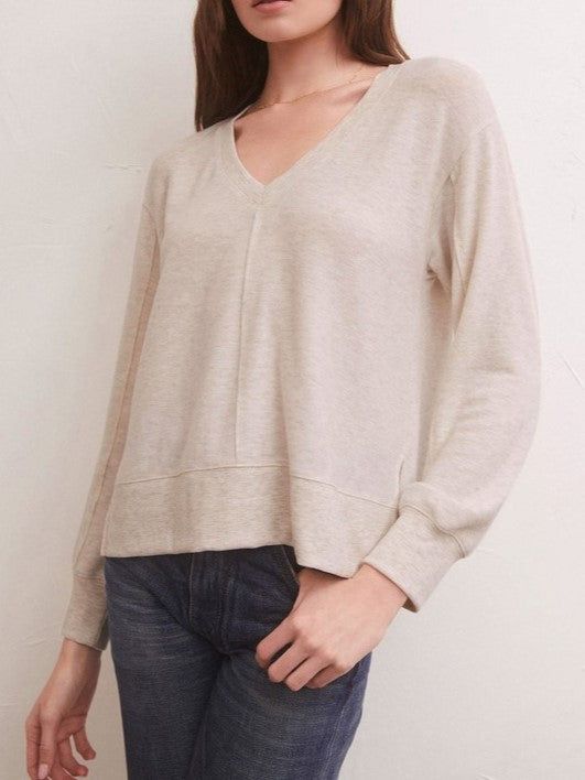Z SUPPLY Wilder Cloud V-Neck Long Sleeve Top sold by 27 Boutique product image thumbnail 3