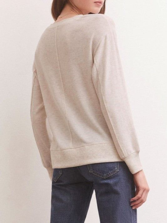 Z SUPPLY Wilder Cloud V-Neck Long Sleeve Top sold by 27 Boutique product image thumbnail 4