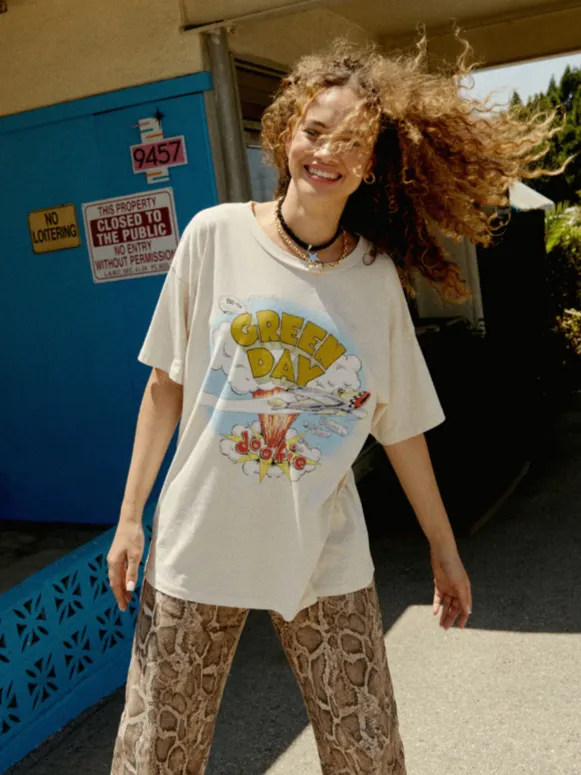 DAYDREAMER Green Day Dookie Merch Tee sold by 27 Boutique