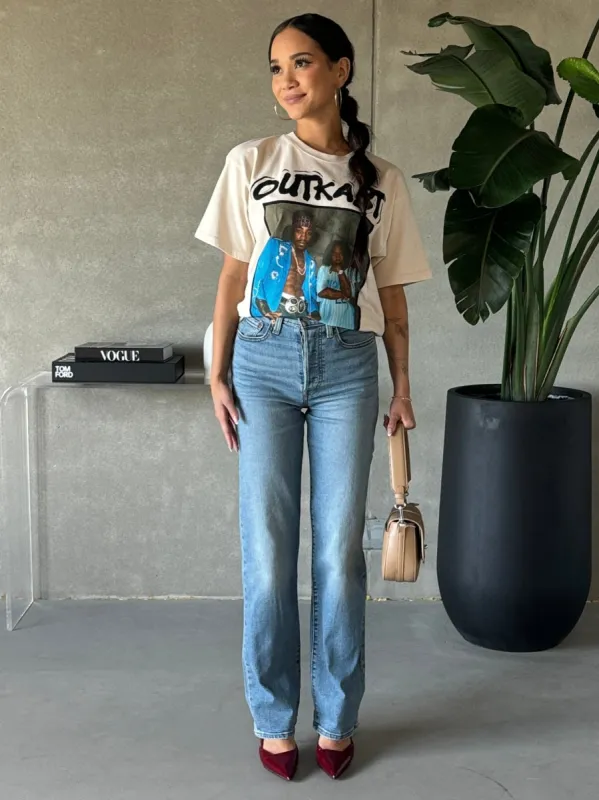 LEVI'S Ribcage Straight Leg Full Length Jean - Ringing Bells No DX sold by 27 Boutique