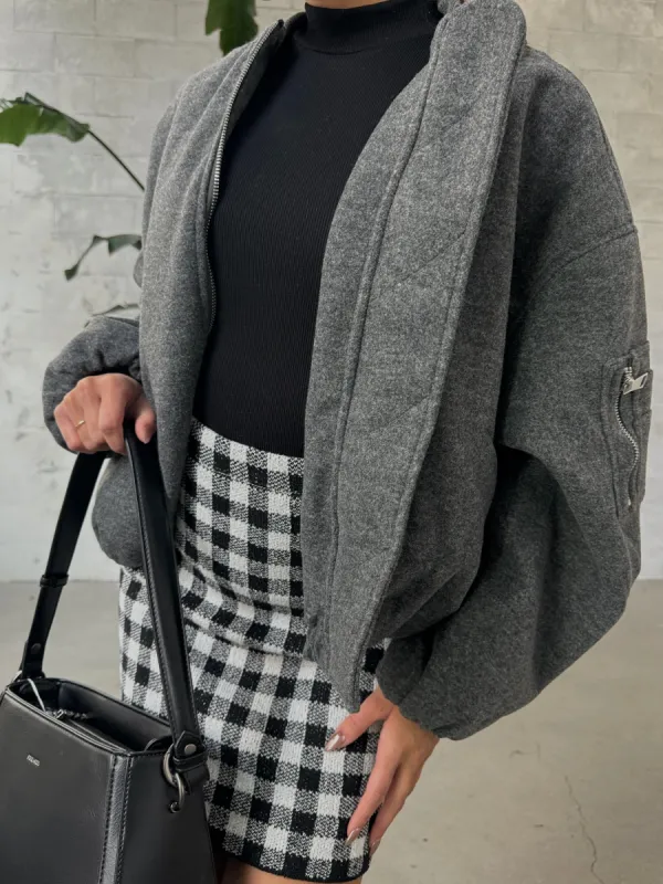 DEX Oversized Bomber Jacket sold by 27 Boutique