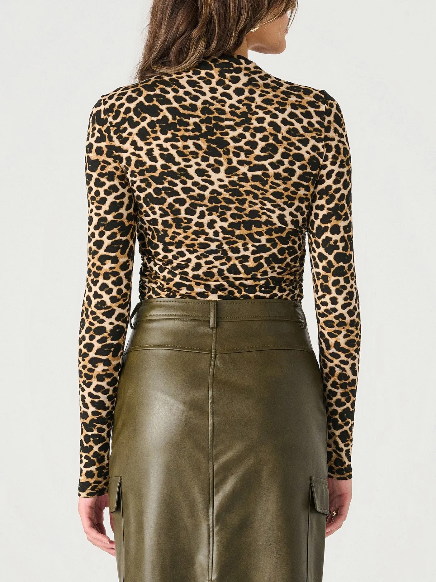 DEX Leopard Mockneck Long Sleeve Top sold by 27 Boutique product image thumbnail 5