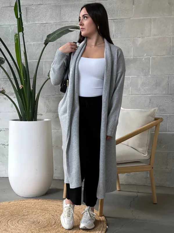 BLACK TAPE Longline Shawl Collar Cardigan sold by 27 Boutique