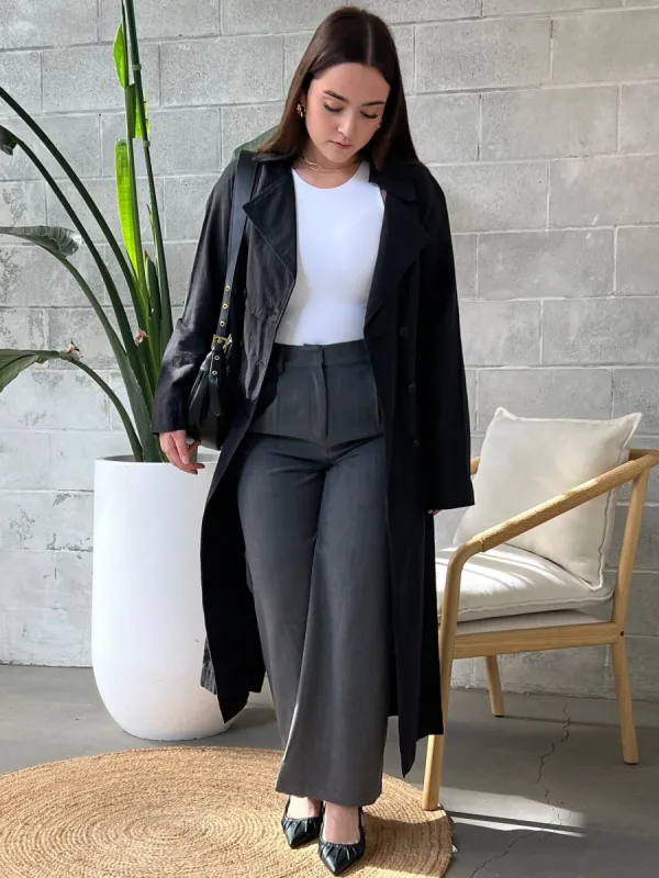 BLACK TAPE Wide Leg Pinstripe Trouser sold by 27 Boutique