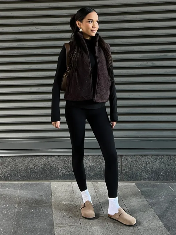 KUWALLA Sherpa Polar Zip Vest sold by 27 Boutique