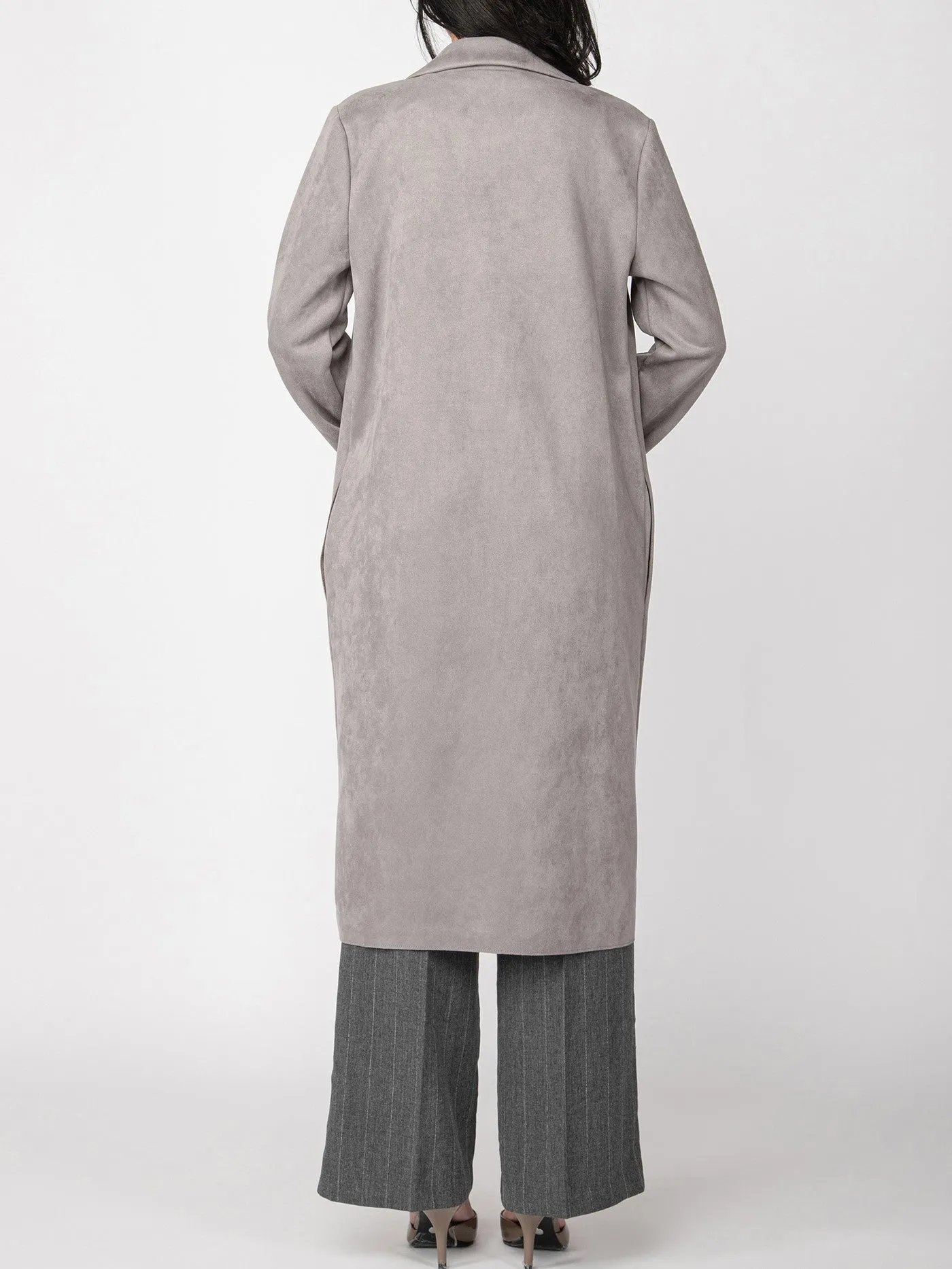 BLACK TAPE Longline Faux Suede Blazer Jacket sold by 27 Boutique product image thumbnail 4