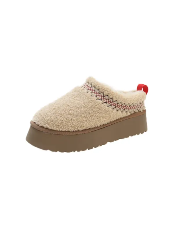 27 Sherpa Platform Slipper Slides sold by 27 Boutique