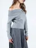 C'EST MOI Off Shoulder Sweater sold by 27 Boutique