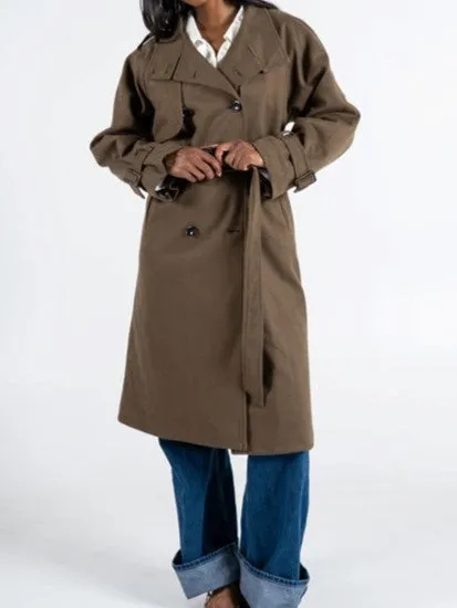 C'EST MOI Double Breasted Trench Coat sold by 27 Boutique product image thumbnail 4