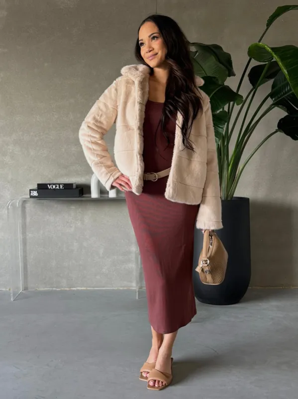 GENTLE FAWN Ellington Faux Fur Coat made by Gentle Fawn