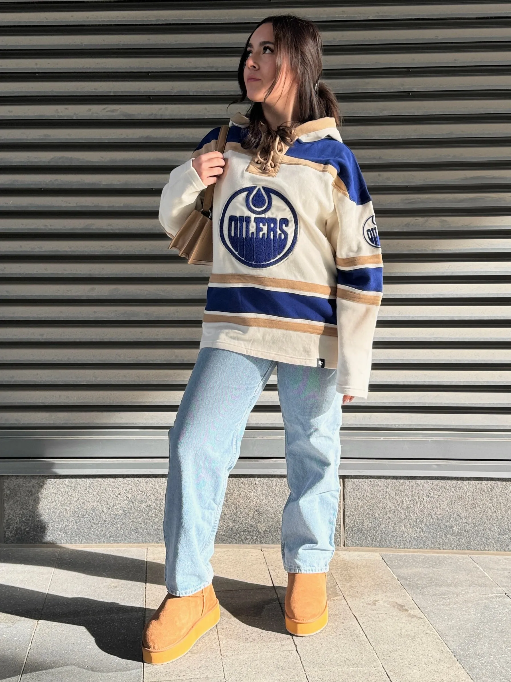 '47 BRAND NHL Edmonton Oilers Tri-Nilley 47 Unisex Lacer Hoodie sold by 27 Boutique product image thumbnail 2