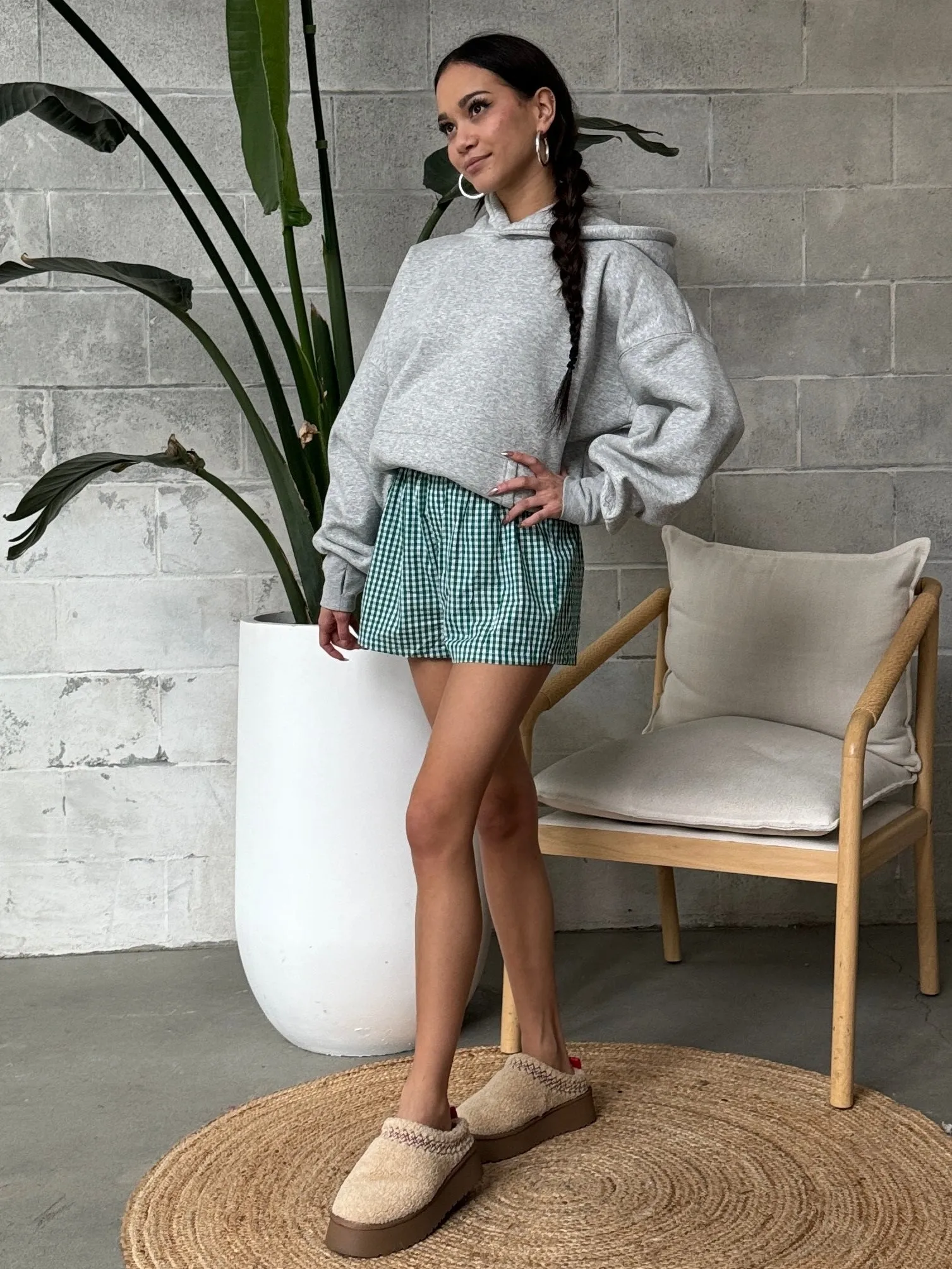 27 Elastic Waistband Gingham Boxer Shorts sold by 27 Boutique product image thumbnail 2