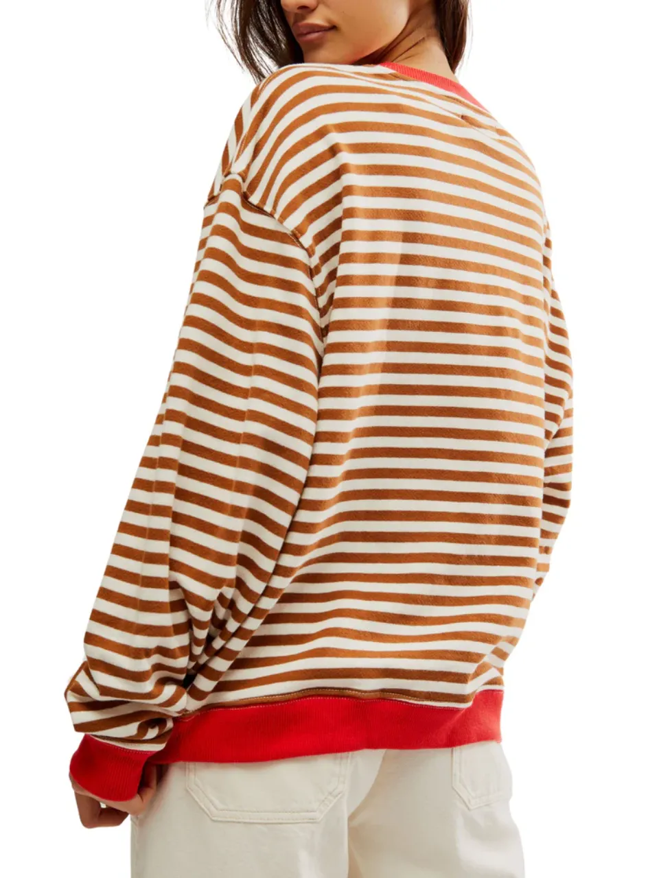 FREE PEOPLE Classic Striped Oversized Crewneck sold by 27 Boutique product image thumbnail 5