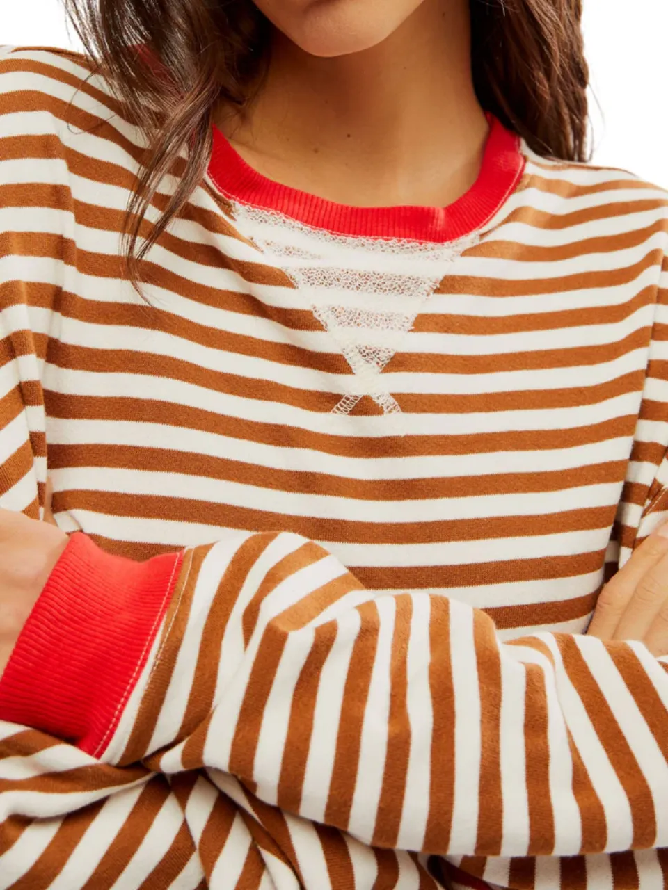 FREE PEOPLE Classic Striped Oversized Crewneck sold by 27 Boutique product image thumbnail 2