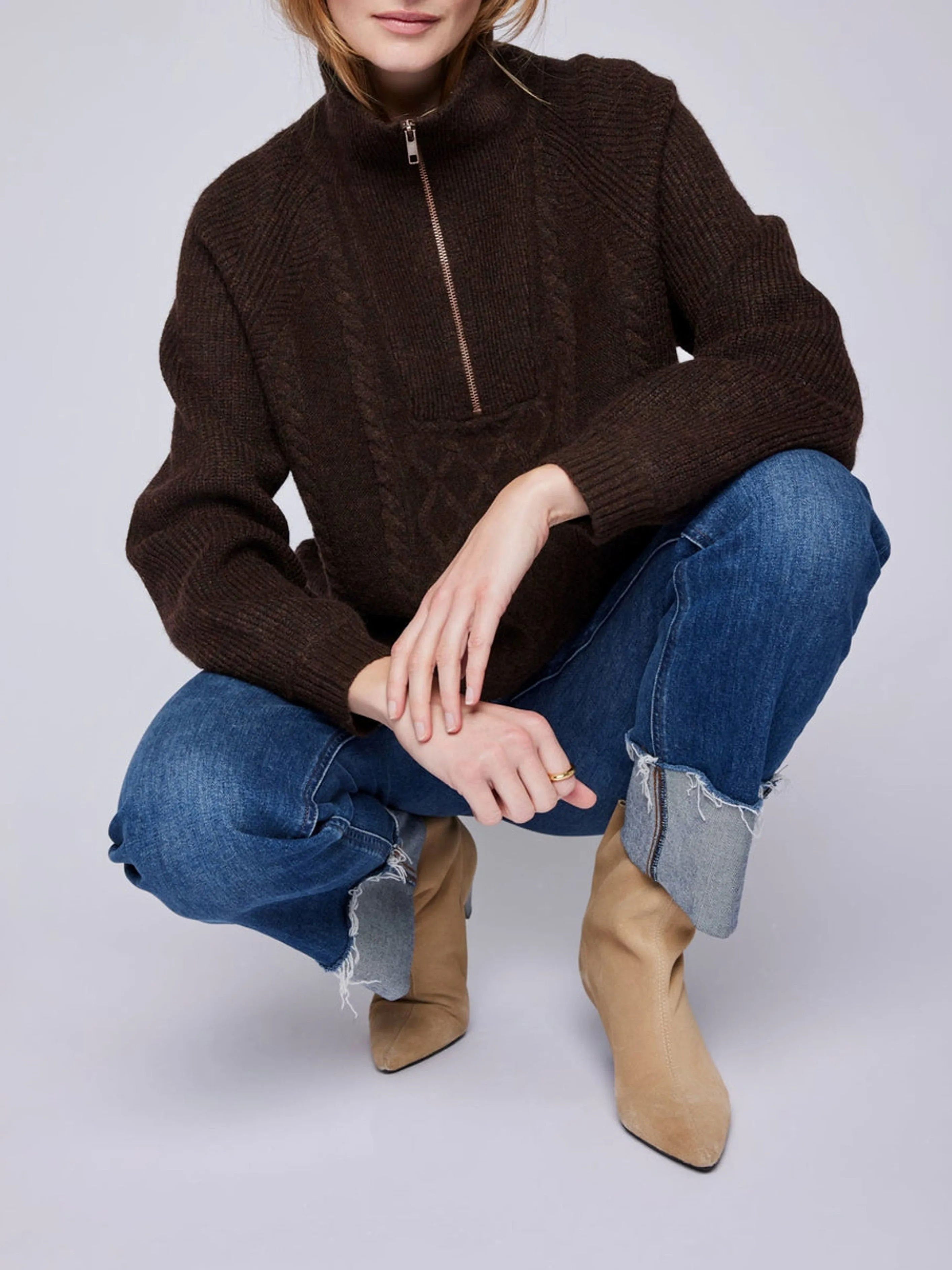 GENTLE FAWN Georgie Half-Zip Pullover Sweater sold by 27 Boutique product image thumbnail 2