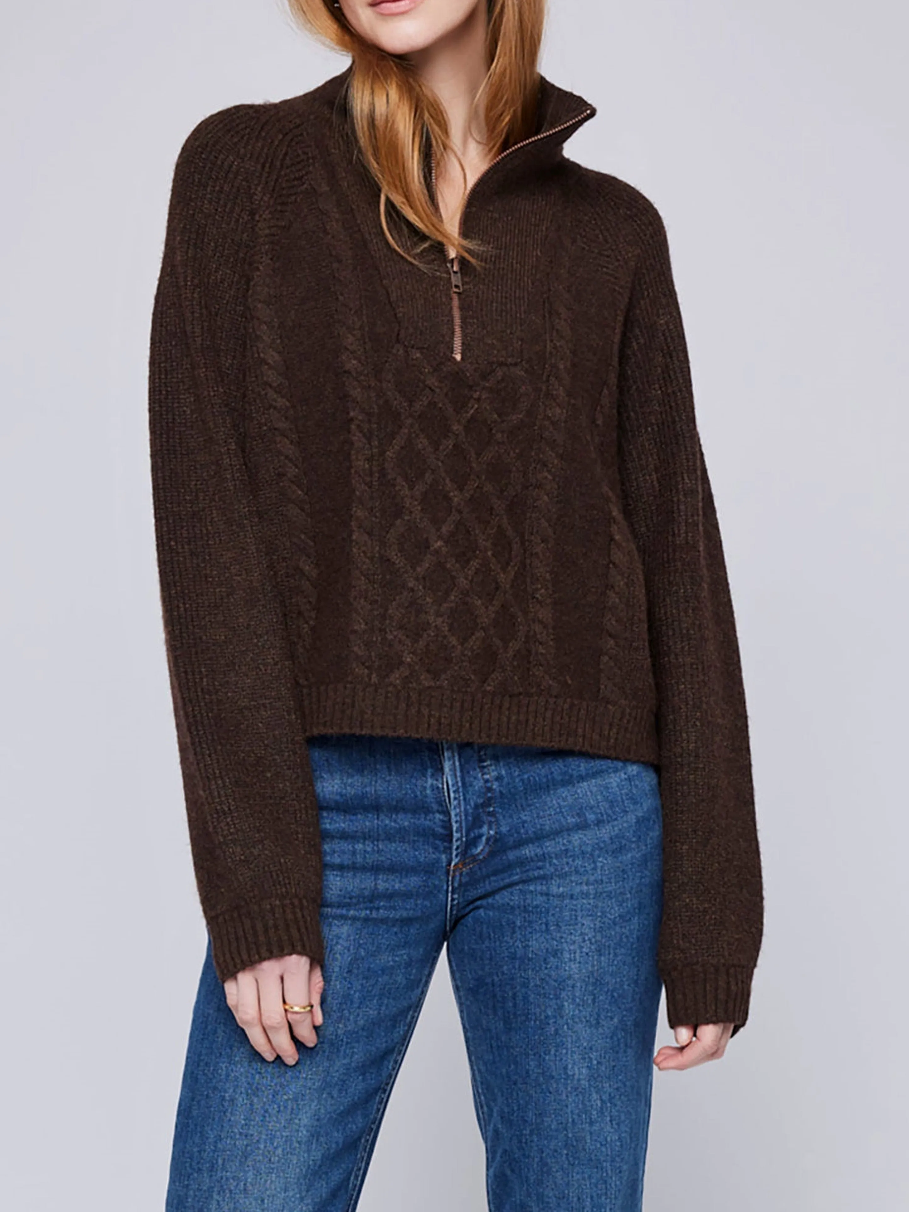 GENTLE FAWN Georgie Half-Zip Pullover Sweater sold by 27 Boutique