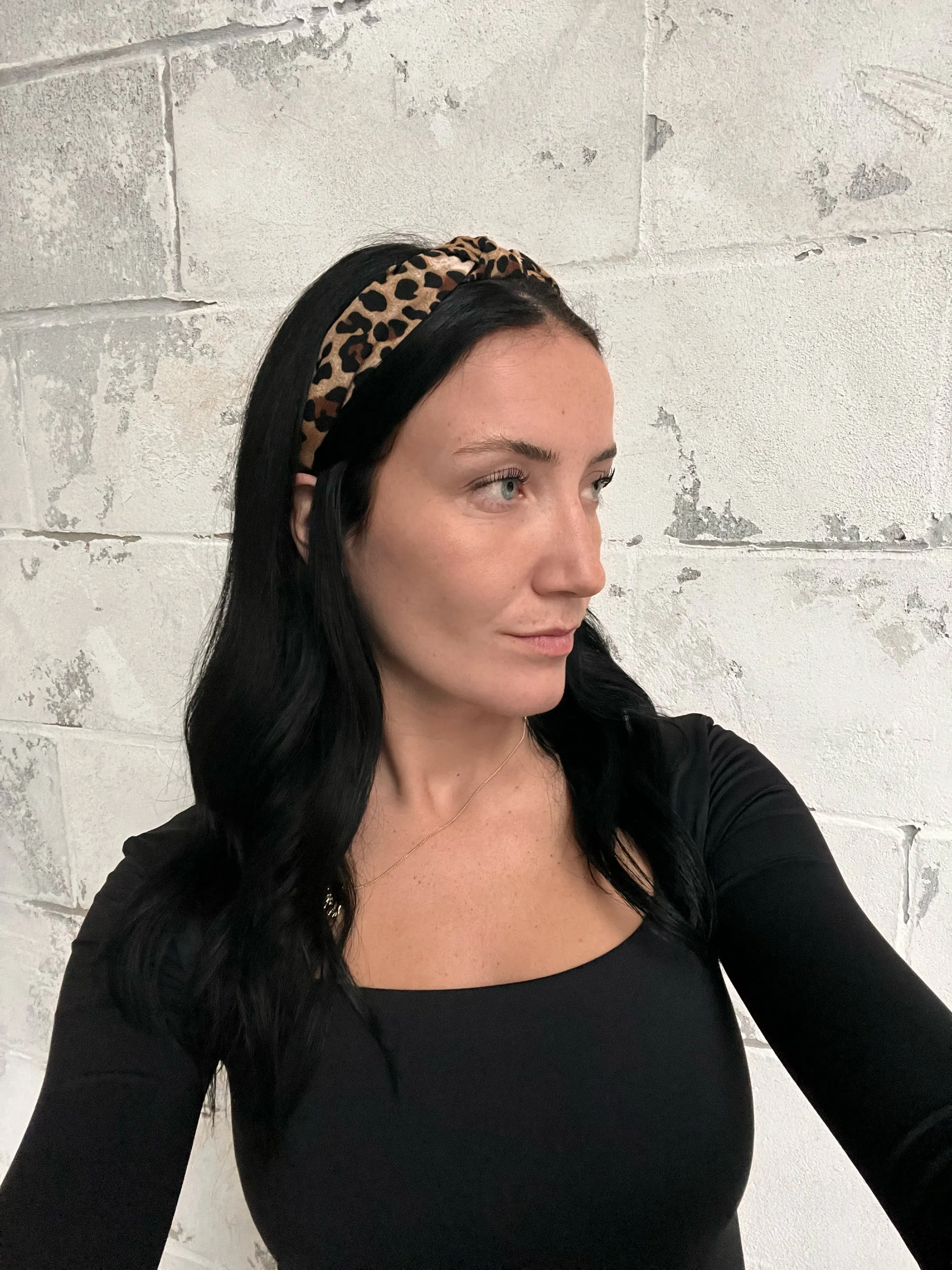 27 Knotted Leopard Print Headband sold by 27 Boutique