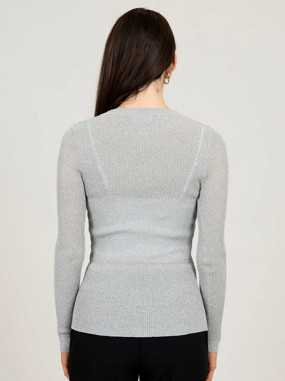 RD STYLE Glitter Knit Long Sleeve Top sold by 27 Boutique product image thumbnail 5