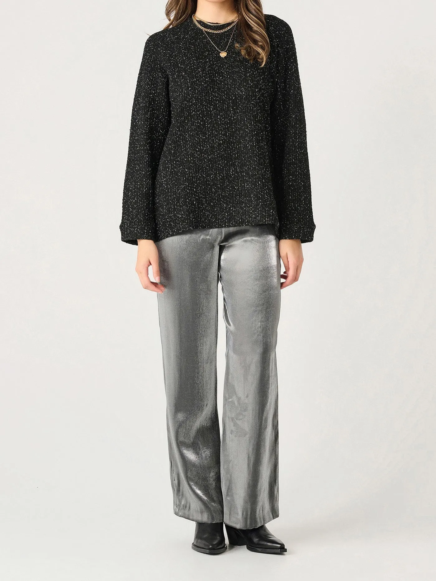 DEX Oversized Shimmer Knit Sweater sold by 27 Boutique product image thumbnail 2
