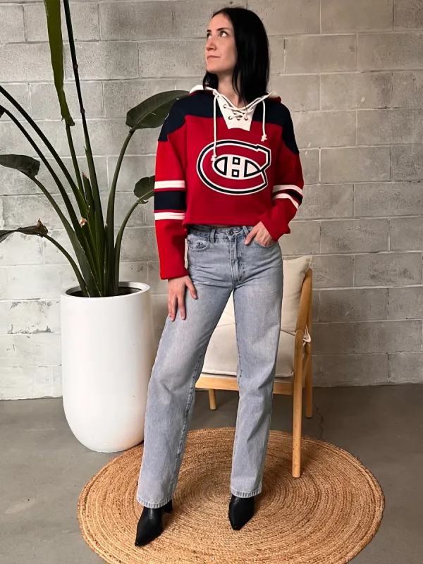 '47 BRAND NHL Montreal Canadiens Cropped 47 Lacer Hoodie sold by 27 Boutique