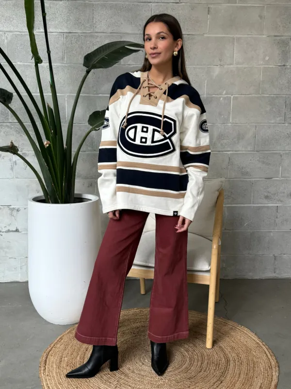 '47 BRAND NHL Montreal Canadiens Tri-Nilley 47 Unisex Lacer Hoodie sold by 27 Boutique