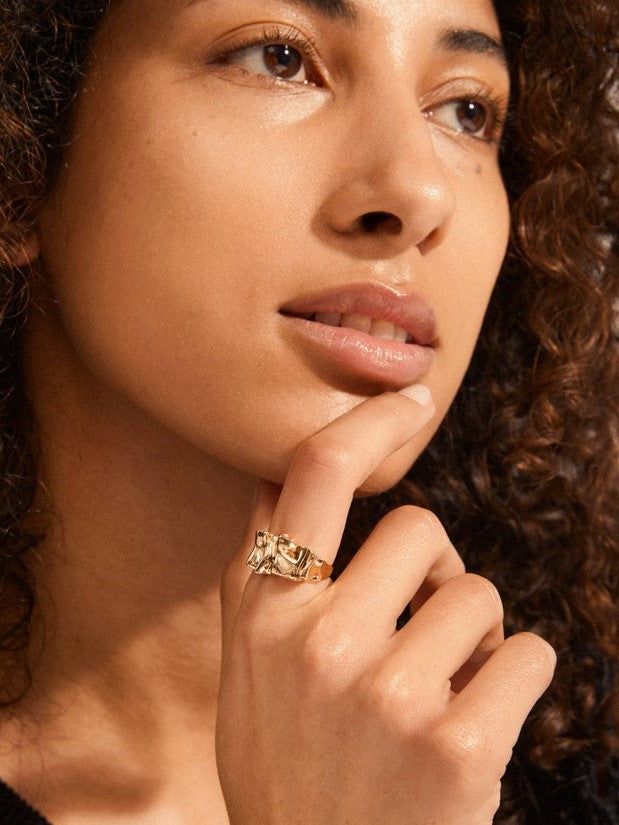 PILGRIM Willpower Sculptural Ring sold by 27 Boutique product image thumbnail 2