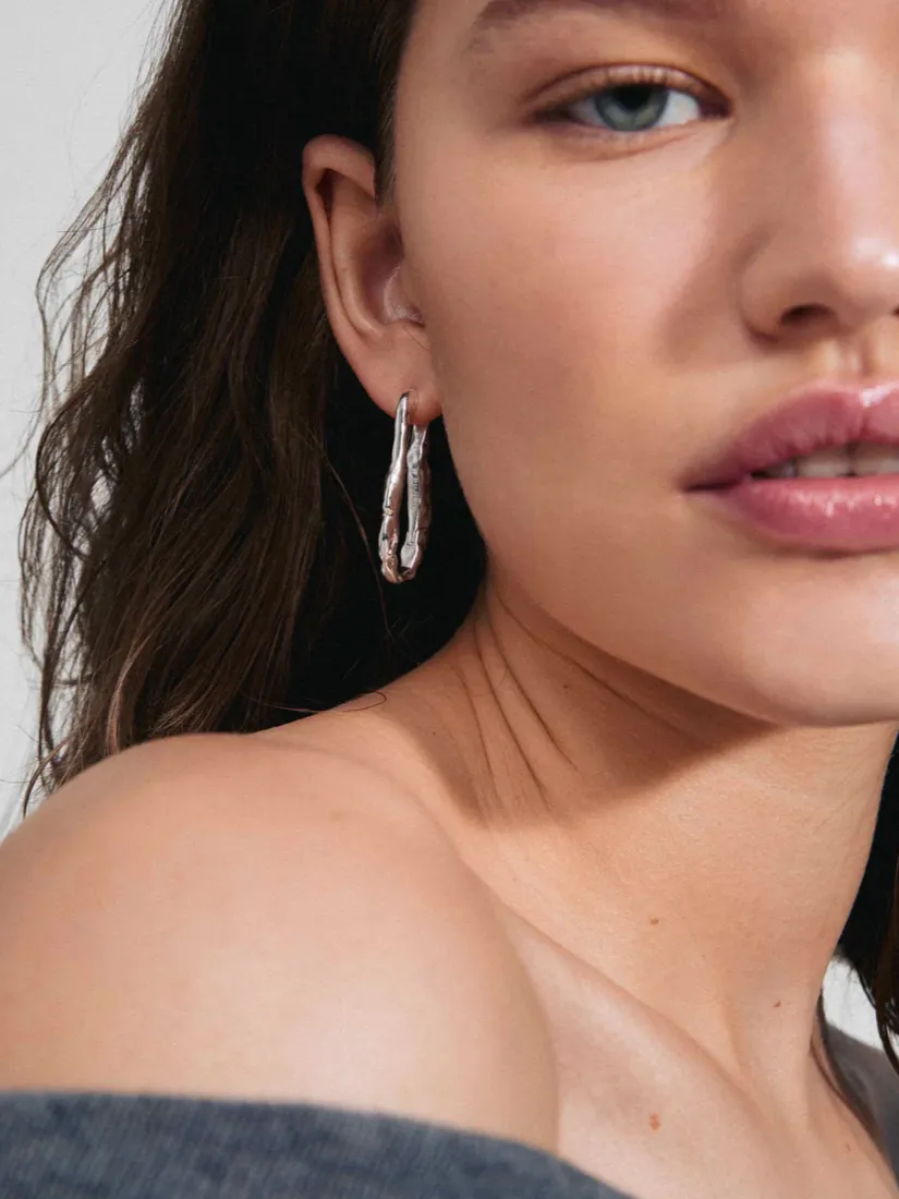 PILGRIM Believe Oval Hoop Earrings sold by 27 Boutique product image thumbnail 3