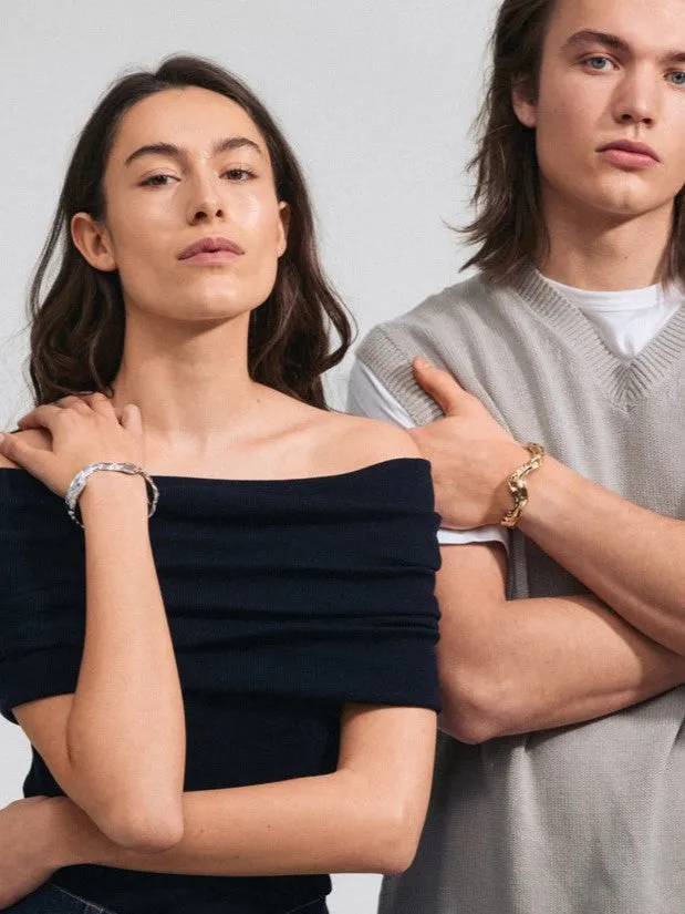 PILGRIM Feel Wavy Bangle Bracelet sold by 27 Boutique product image thumbnail 4