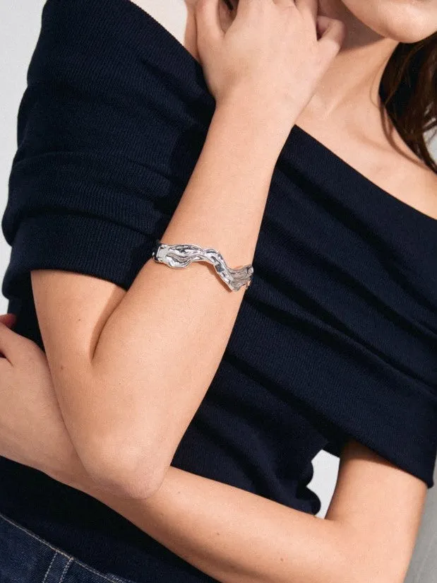 PILGRIM Feel Wavy Bangle Bracelet sold by 27 Boutique product image thumbnail 3