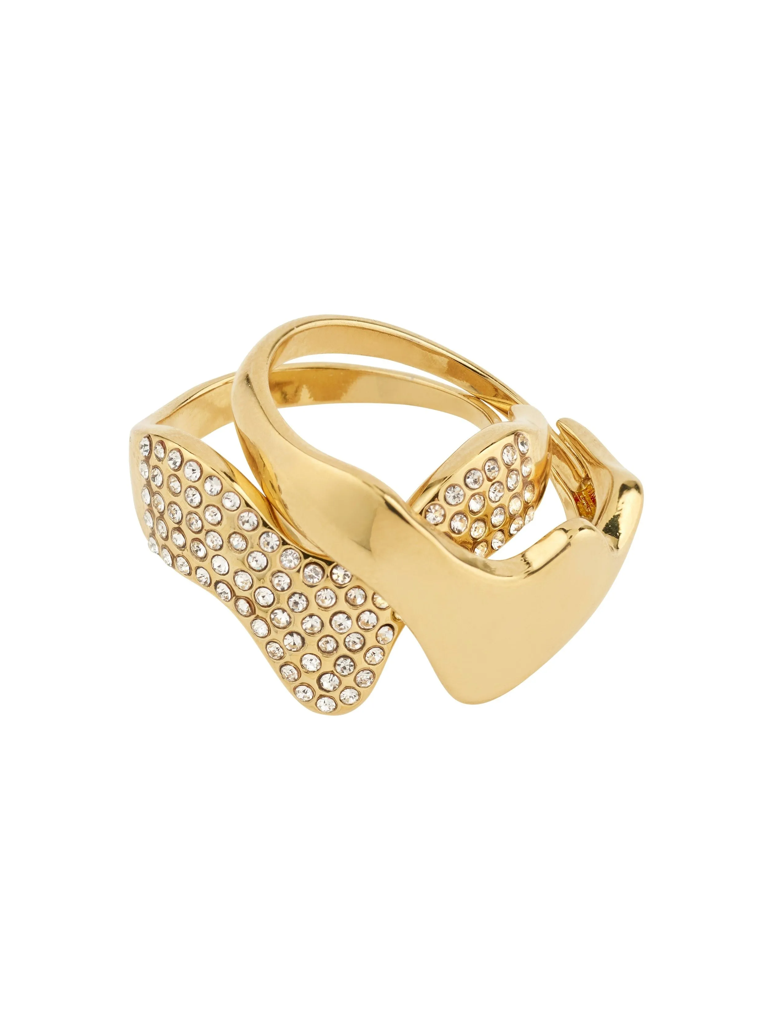 PILGRIM Connect 2-in-1 Crystal Ring Set sold by 27 Boutique