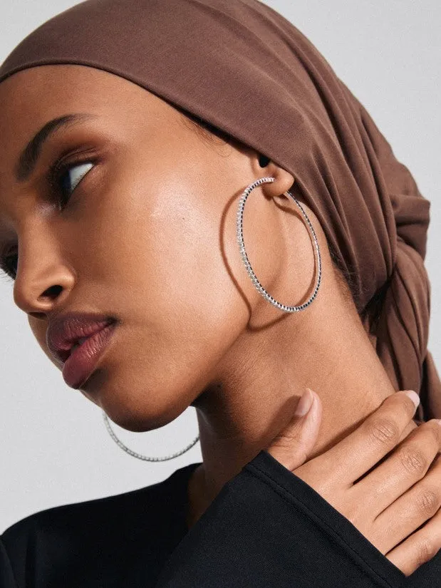 PILGRIM Sidney Crystal Hoop Earrings sold by 27 Boutique product image thumbnail 4