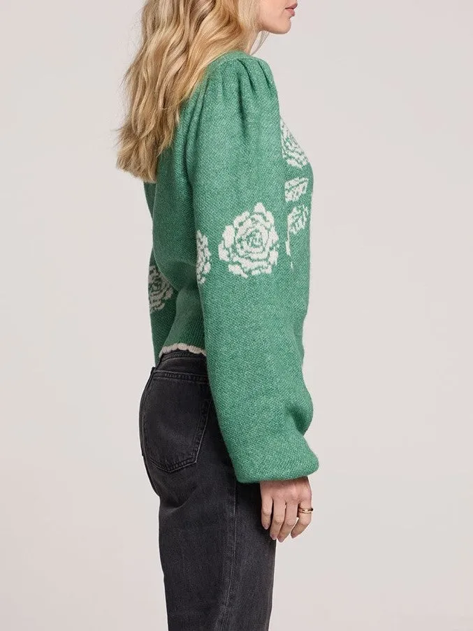 SALTWATER LUXE Elima Floral Knit Sweater sold by 27 Boutique product image thumbnail 2