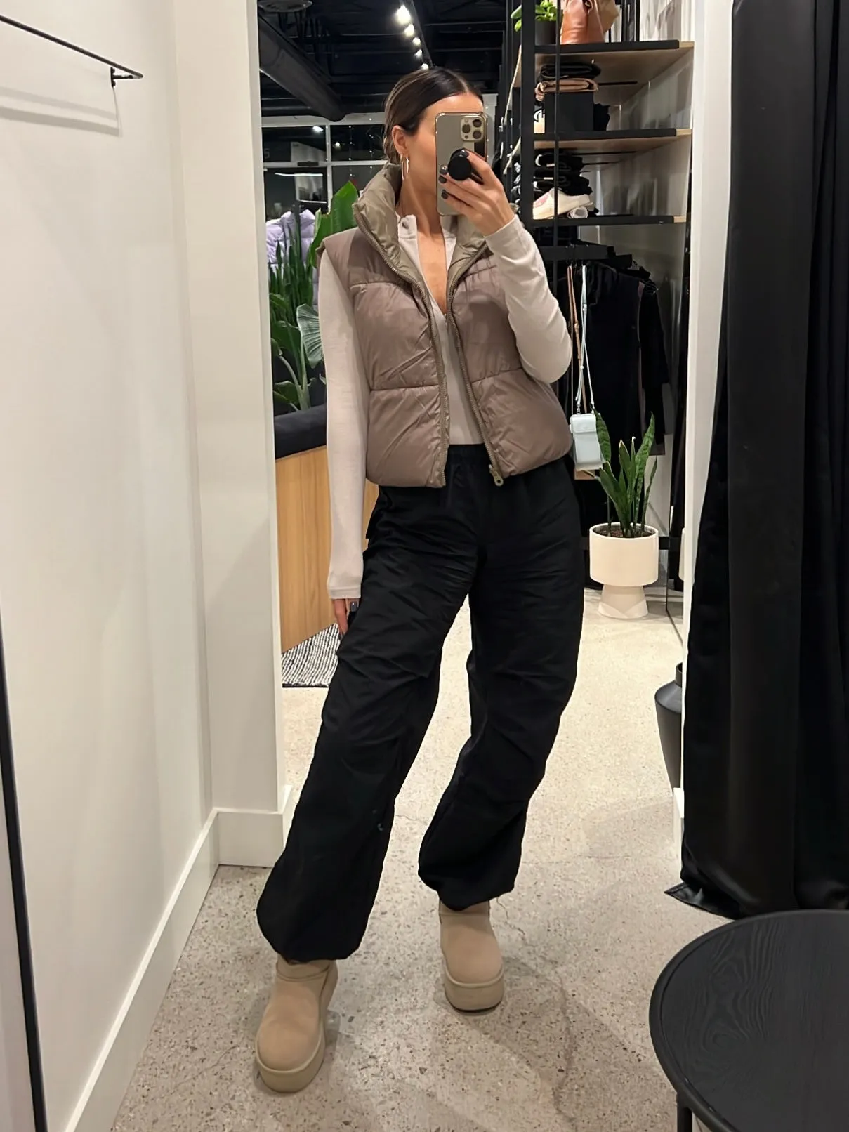 ONLY Rowan Reversible Puffer Vest sold by 27 Boutique