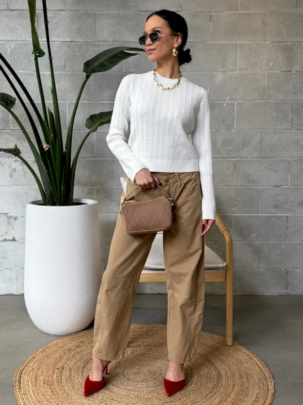 GENTLE FAWN Janice Cable Knit Sweater sold by 27 Boutique