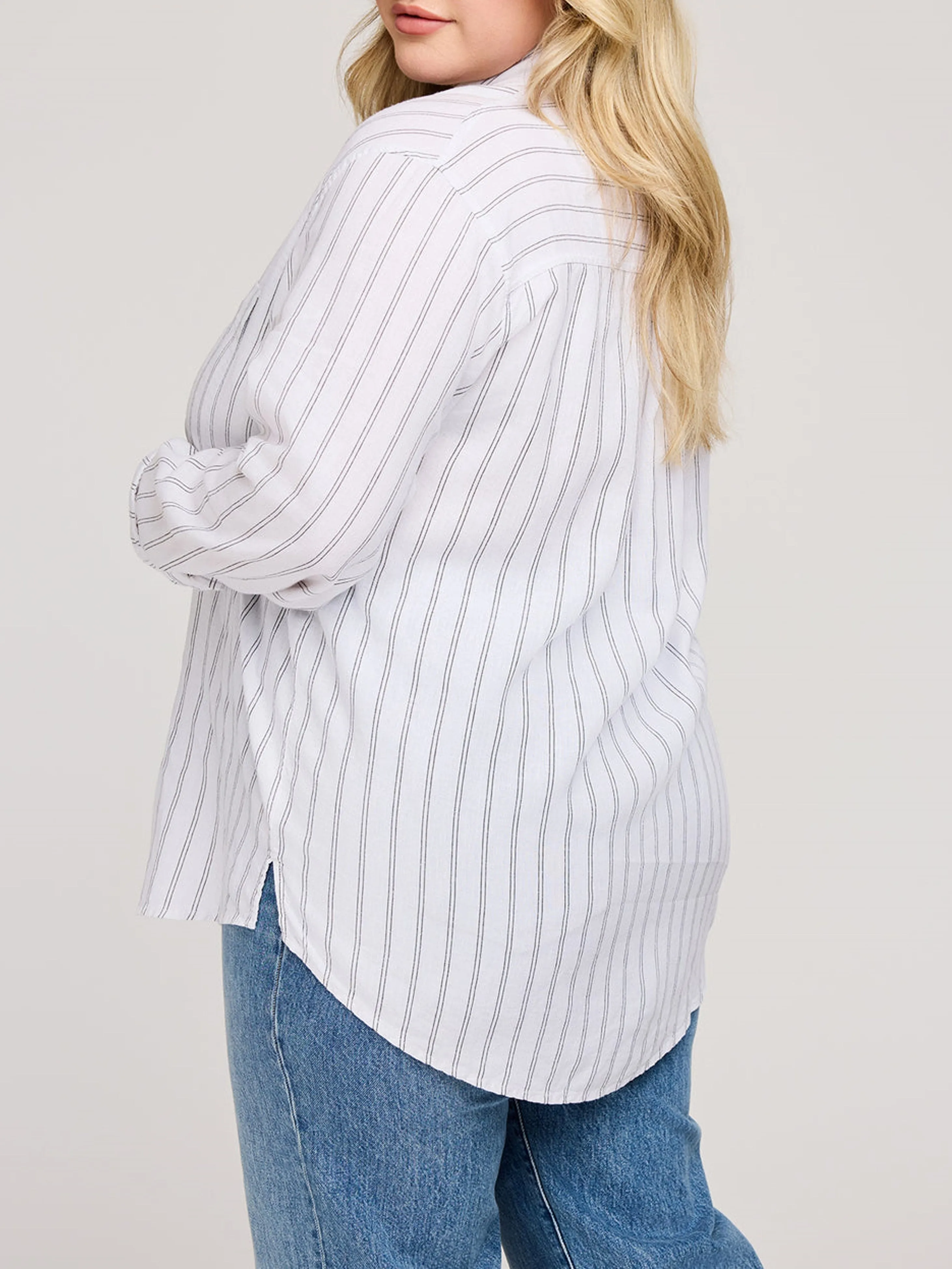 GENTLE FAWN Dominique Striped Button Down Shirt sold by 27 Boutique product image thumbnail 5