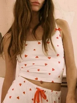 Z SUPPLY Camille Heart Cami and Pointelle Knit Short PJ Set sold by 27 Boutique product image thumbnail 4