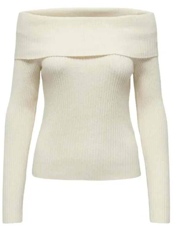 ONLY Katia Off Shoulder Knit Sweater sold by 27 Boutique