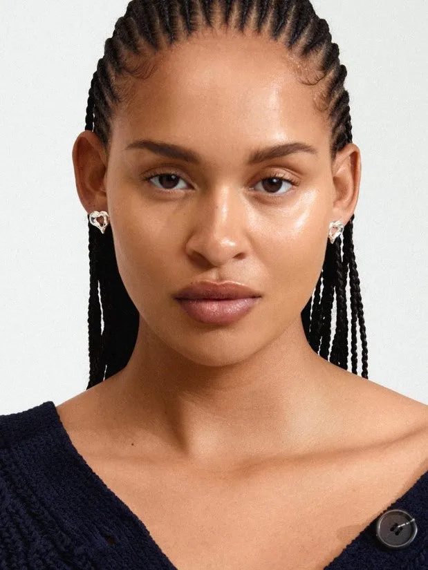 PILGRIM Tide Heart Stud Earrings sold by 27 Boutique product image thumbnail 2