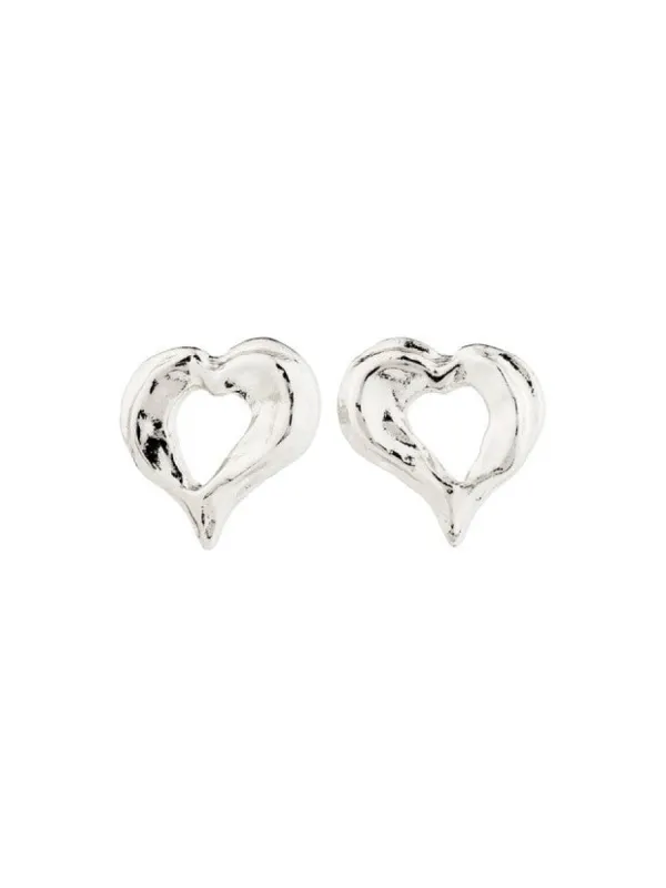 PILGRIM Tide Heart Stud Earrings sold by 27 Boutique