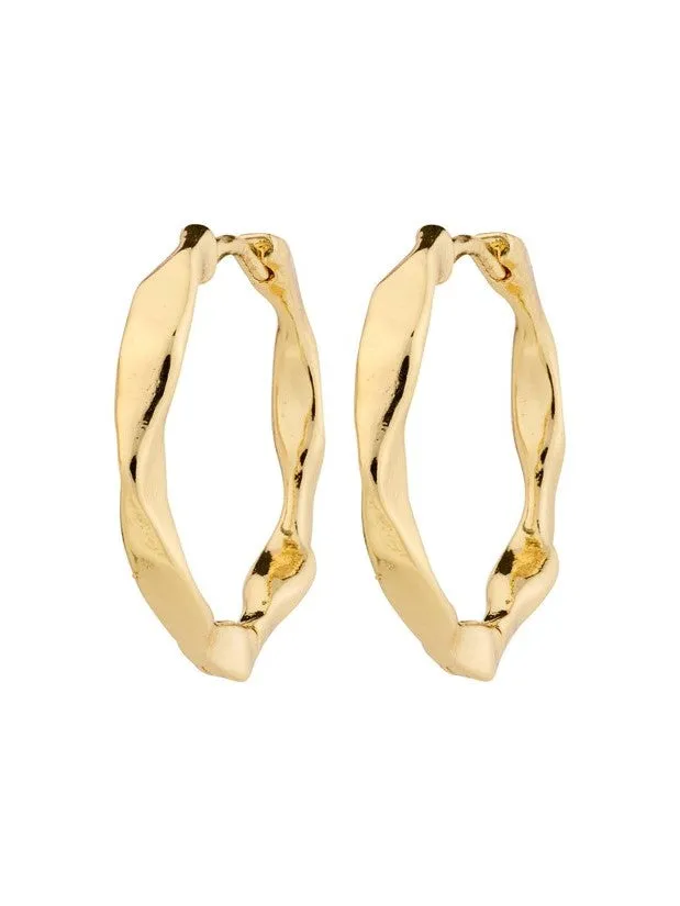 PILGRIM Dawn Hoop Earrings sold by 27 Boutique