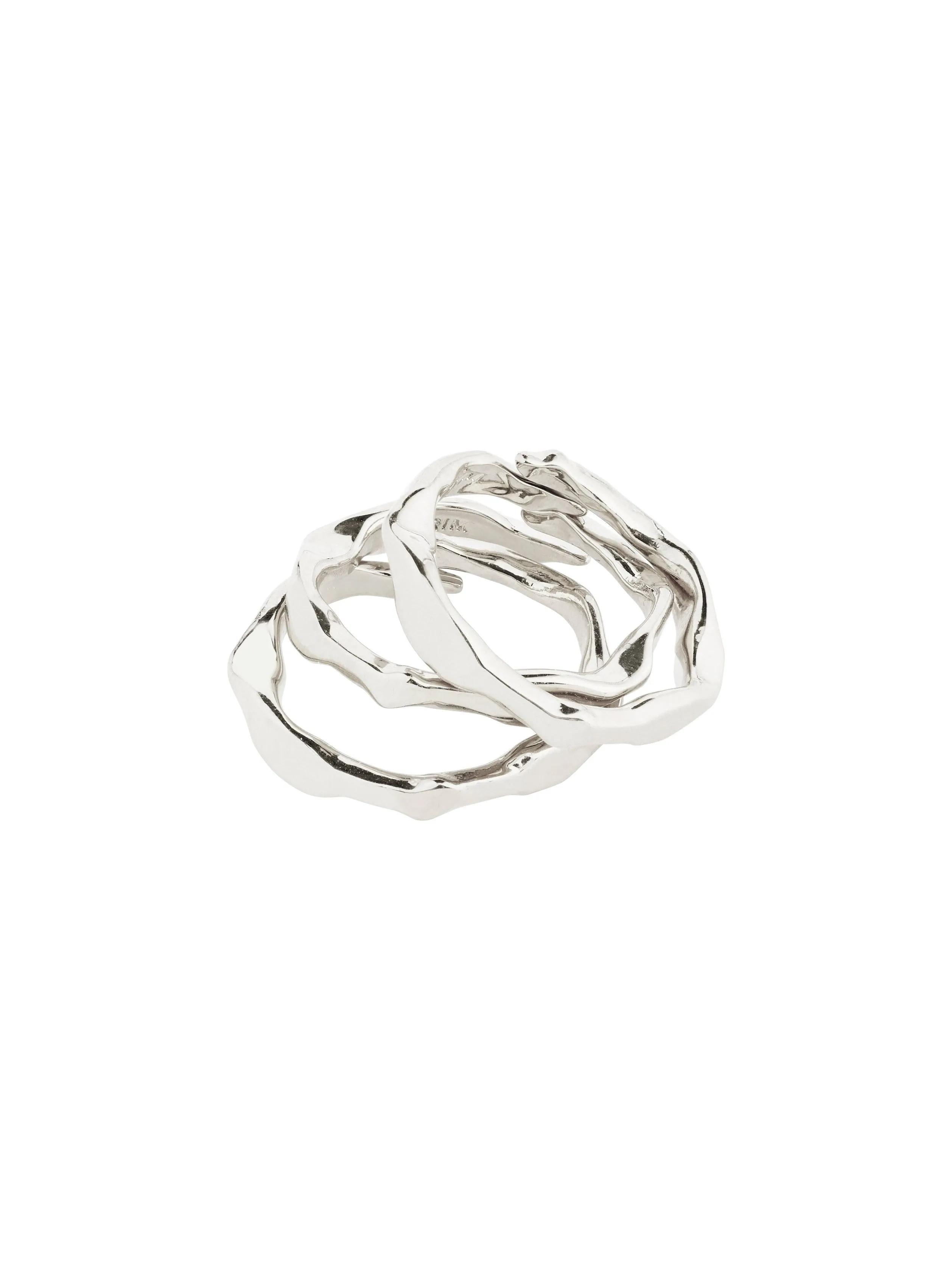 PILGRIM Wyatt 3-in-1 Organic Shaped Ring Set sold by 27 Boutique