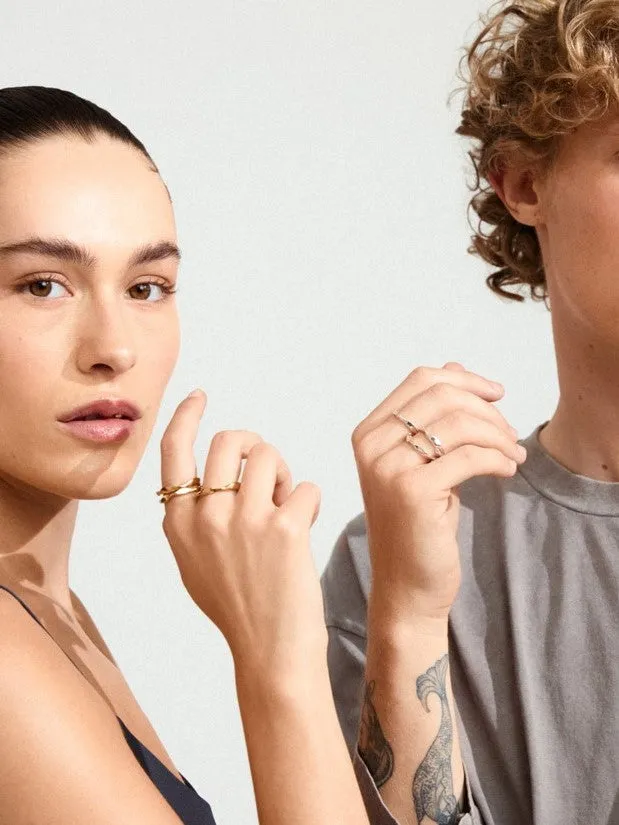 PILGRIM Wyatt 3-in-1 Organic Shaped Ring Set sold by 27 Boutique product image thumbnail 5