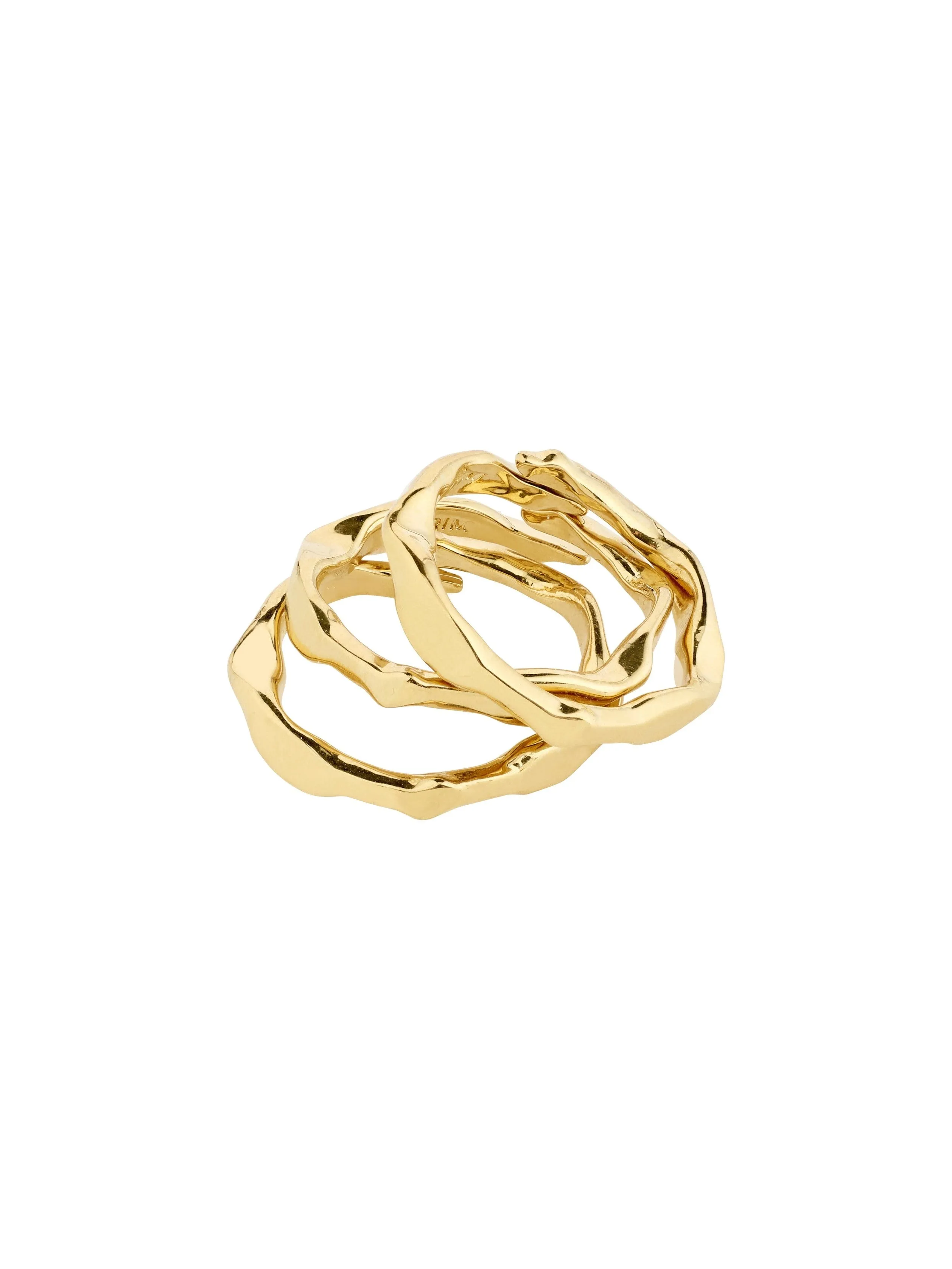 PILGRIM Wyatt 3-in-1 Organic Shaped Ring Set sold by 27 Boutique product image thumbnail 3