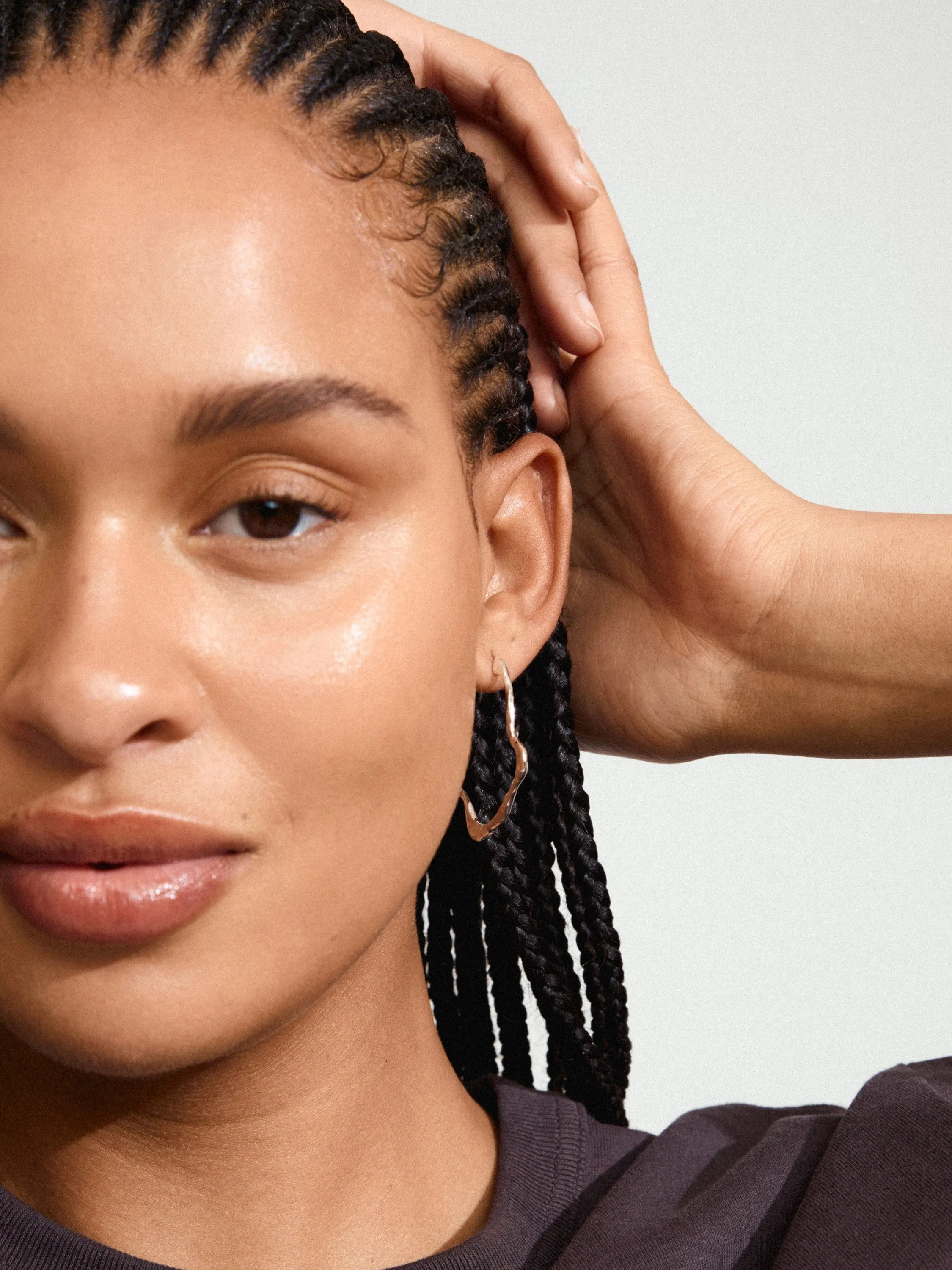 PILGRIM Dylan Organic Shaped Hoop Earrings sold by 27 Boutique product image thumbnail 5