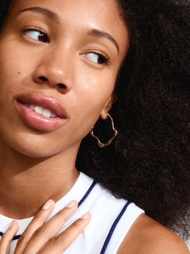 PILGRIM Dylan Organic Shaped Hoop Earrings sold by 27 Boutique product image thumbnail 2